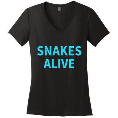 Snakes Alive Women's V-Neck T-Shirt