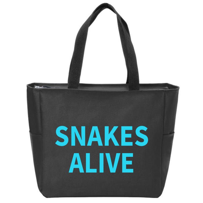 Snakes Alive Zip Tote Bag