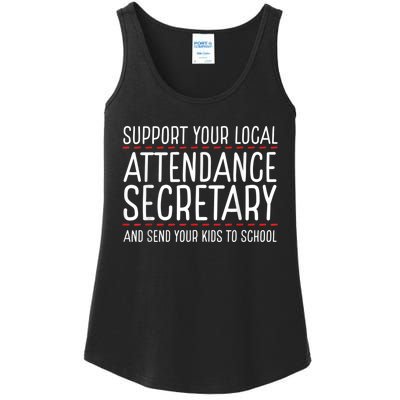 Support Attendance Secretary Ladies Essential Tank