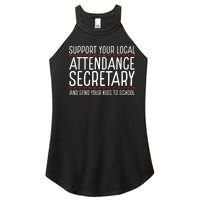 Support Attendance Secretary Women's Perfect Tri Rocker Tank