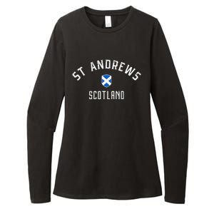 St Andrews Scotland Womens CVC Long Sleeve Shirt