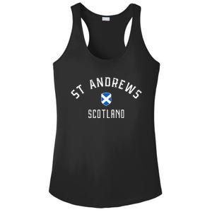 St Andrews Scotland Ladies PosiCharge Competitor Racerback Tank