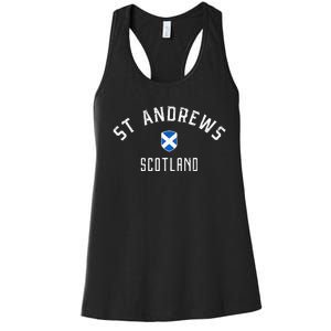 St Andrews Scotland Women's Racerback Tank