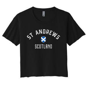 St Andrews Scotland Women's Crop Top Tee