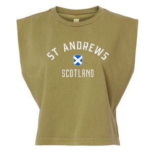 St Andrews Scotland Garment-Dyed Women's Muscle Tee