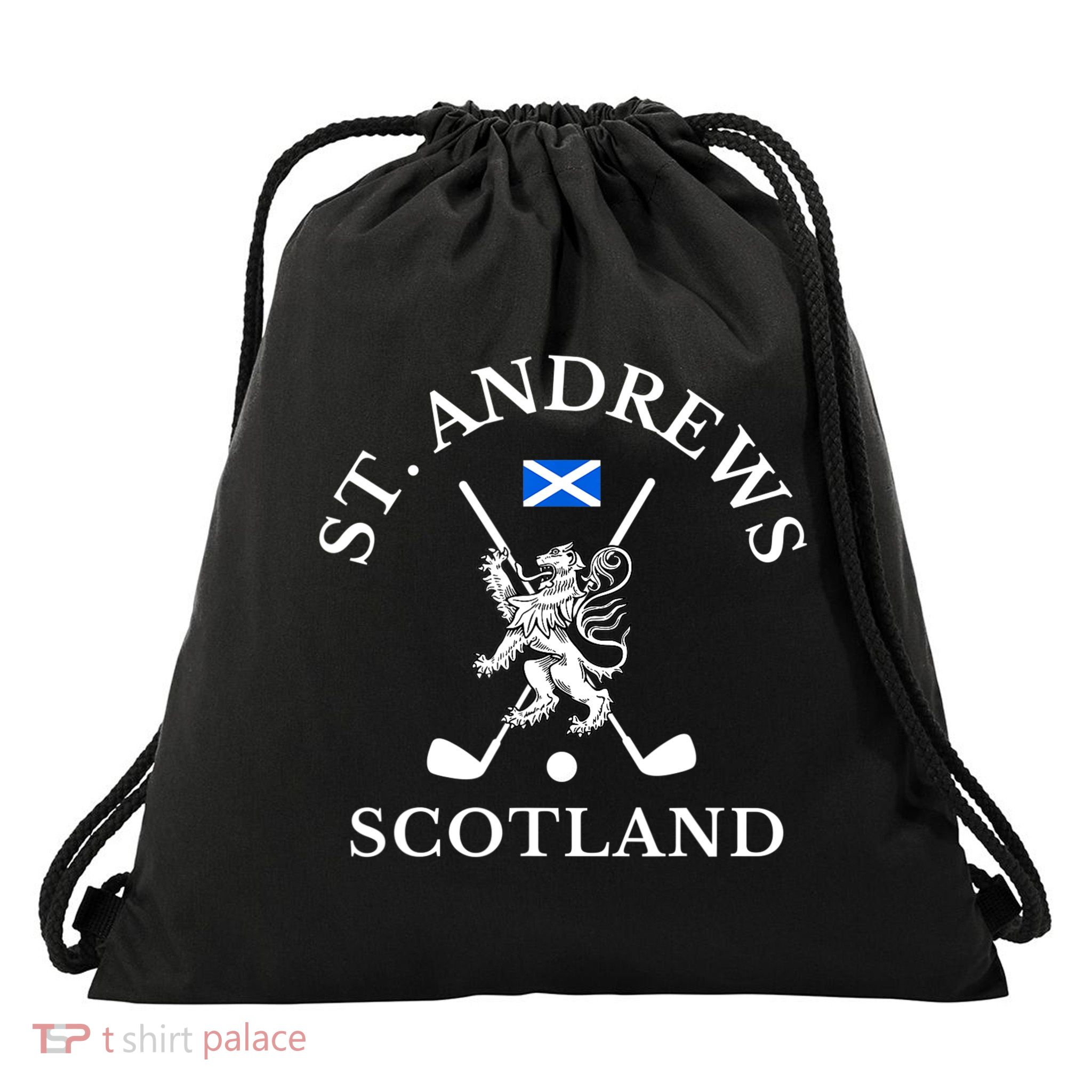 St. Andrews Scotland Drawstring Bag