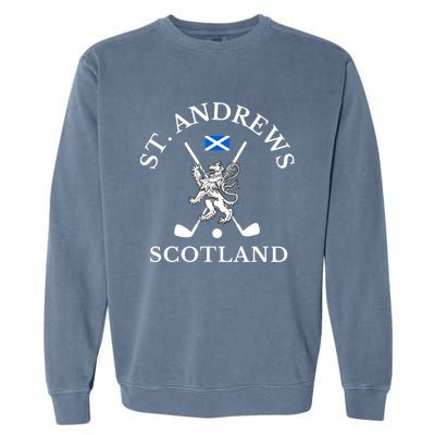 St. Andrews Scotland Golf Fan Garment-Dyed Sweatshirt