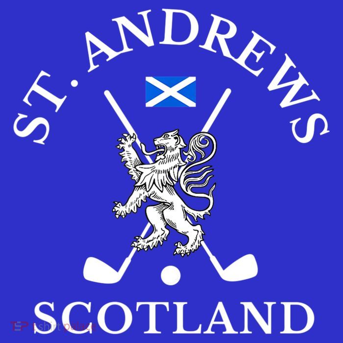 St. Andrews Scotland Button