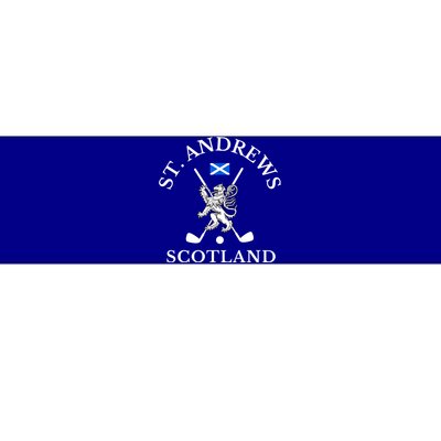 St. Andrews Scotland Golf Fan Bumper Sticker