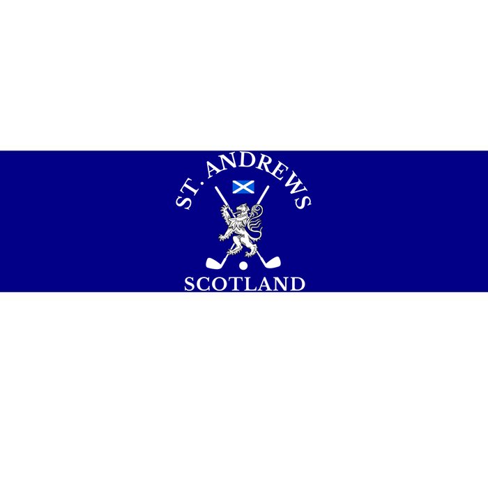 St. Andrews Scotland Golf Fan Bumper Sticker