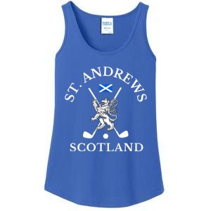 St. Andrews Scotland Golf Fan Ladies Essential Tank