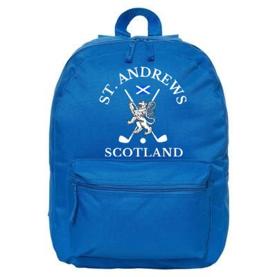 St. Andrews Scotland Golf Fan 16 in Basic Backpack