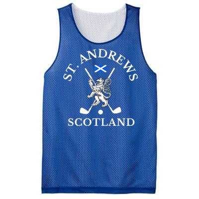 St. Andrews Scotland Golf Fan Mesh Reversible Basketball Jersey Tank