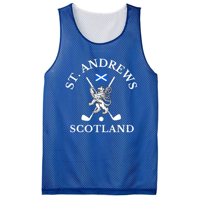 St. Andrews Scotland Golf Fan Mesh Reversible Basketball Jersey Tank