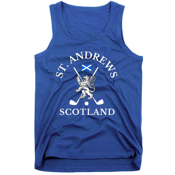 St. Andrews Scotland Golf Fan Tank Top