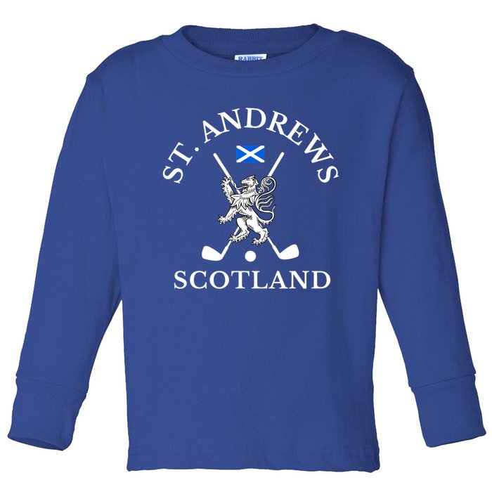 St. Andrews Scotland Golf Fan Toddler Long Sleeve Shirt