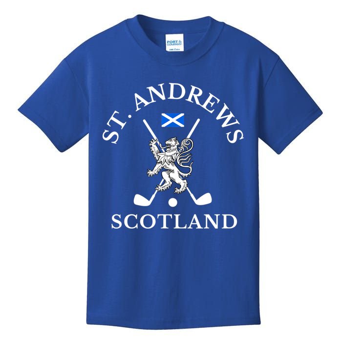 St. Andrews Scotland Golf Fan Kids T-Shirt