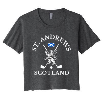 St. Andrews Scotland Golf Fan Women's Crop Top Tee