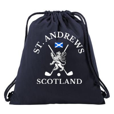 St. Andrews Scotland Golf Fan Drawstring Bag