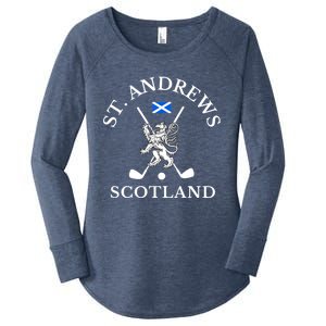 St. Andrews Scotland Golf Fan Women's Perfect Tri Tunic Long Sleeve Shirt