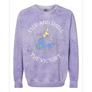 Stop And Smell The Victory Matching Team Colorblast Crewneck Sweatshirt