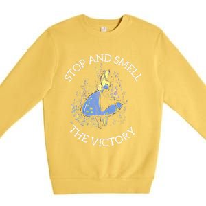 Stop And Smell The Victory Matching Team Premium Crewneck Sweatshirt