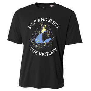 Stop And Smell The Victory Matching Team Cooling Performance Crew T-Shirt