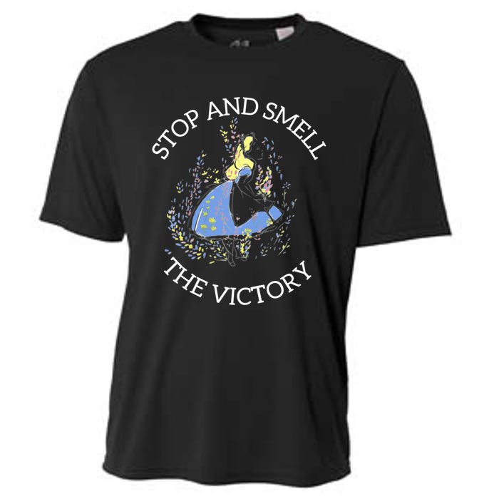 Stop And Smell The Victory Matching Team Cooling Performance Crew T-Shirt