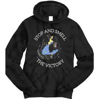 Stop And Smell The Victory Matching Team Tie Dye Hoodie