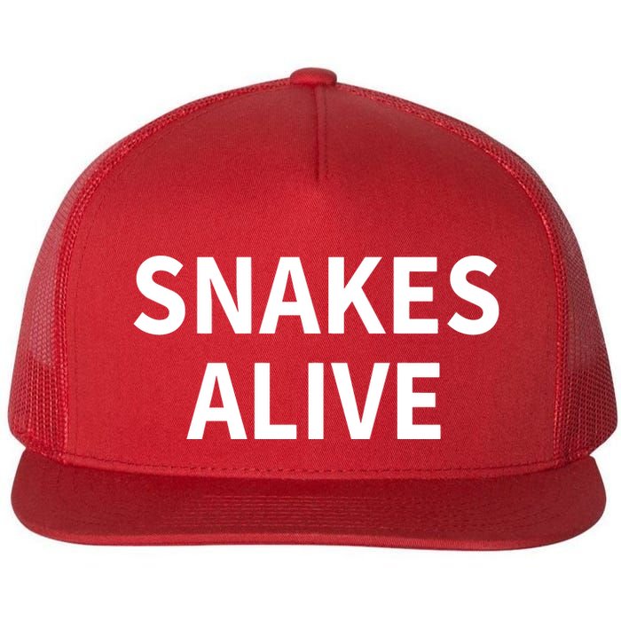 Snakes Alive Flat Bill Trucker Hat