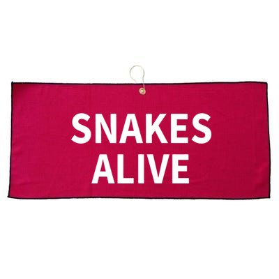 Snakes Alive Large Microfiber Waffle Golf Towel