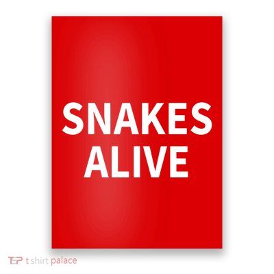 Snakes Alive Poster
