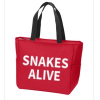 Snakes Alive Zip Tote Bag