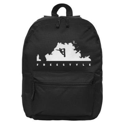 Snowboard Apparel Snowboarding Snowboarder Snowboard 16 in Basic Backpack
