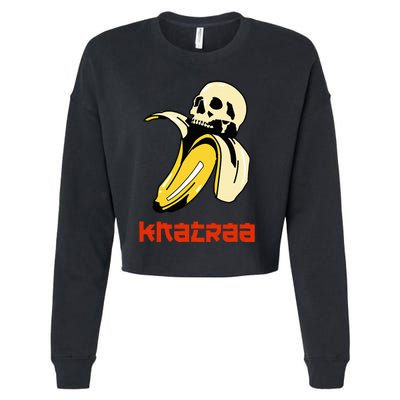 Skeletal Appeal Cropped Pullover Crew