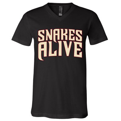 Snakes Alive V-Neck T-Shirt