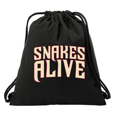 Snakes Alive Drawstring Bag