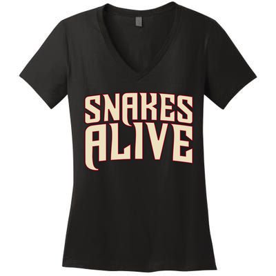 Snakes Alive Women's V-Neck T-Shirt