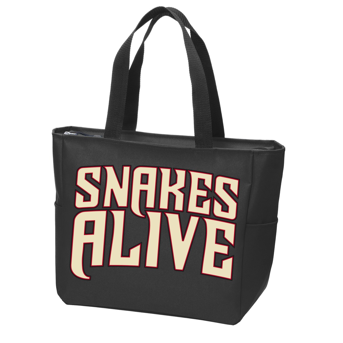 Snakes Alive Zip Tote Bag