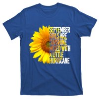 September Are Sunshine Mixed Hurricane Sunflower Funny Gift T-Shirt