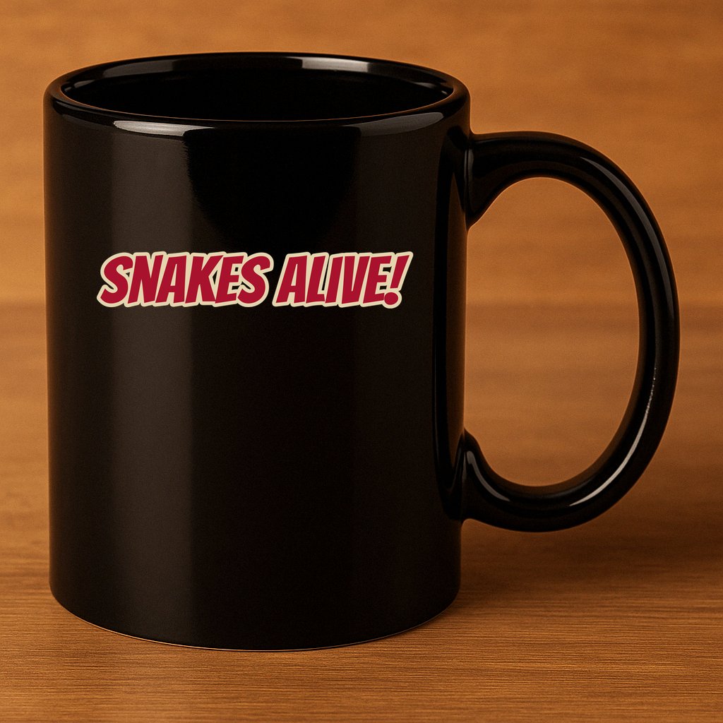 Snakes Alive 11oz C Handle Ceramic Mug