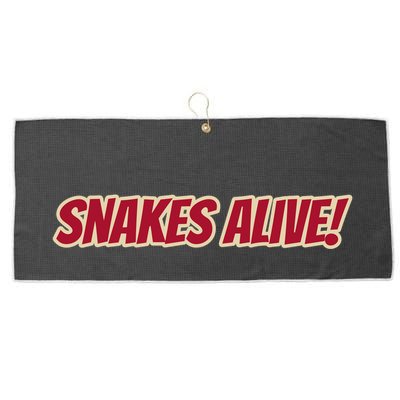 Snakes Alive Large Microfiber Waffle Golf Towel