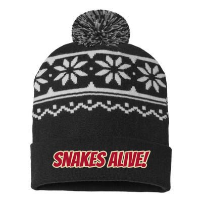 Snakes Alive USA-Made Snowflake Beanie