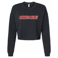Snakes Alive Cropped Pullover Crew