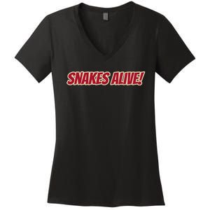 Snakes Alive Women's V-Neck T-Shirt