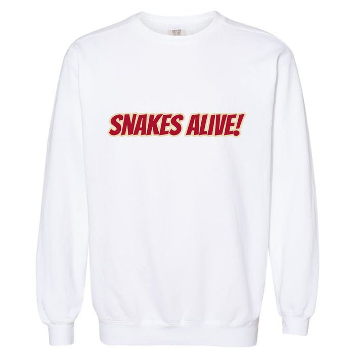 Snakes Alive Garment-Dyed Sweatshirt