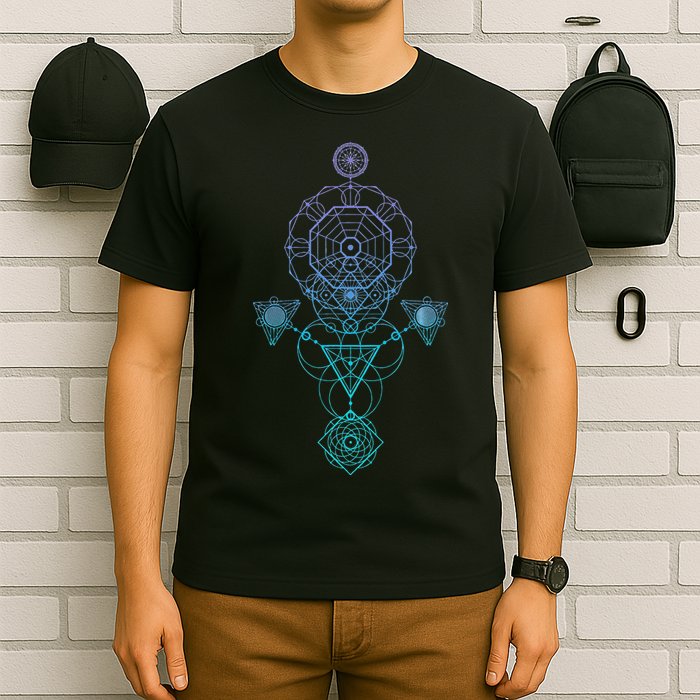 Starseed Activation Sacred Geometry T-Shirt
