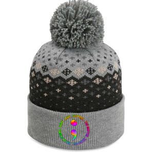 Suicide Awareness Semi Colon Support The Baniff Cuffed Pom Beanie