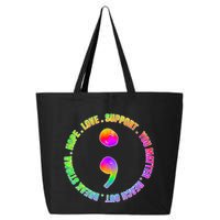 Suicide Awareness Semi Colon Support 25L Jumbo Tote