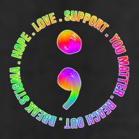 Suicide Awareness Semi Colon Support 25L Jumbo Tote